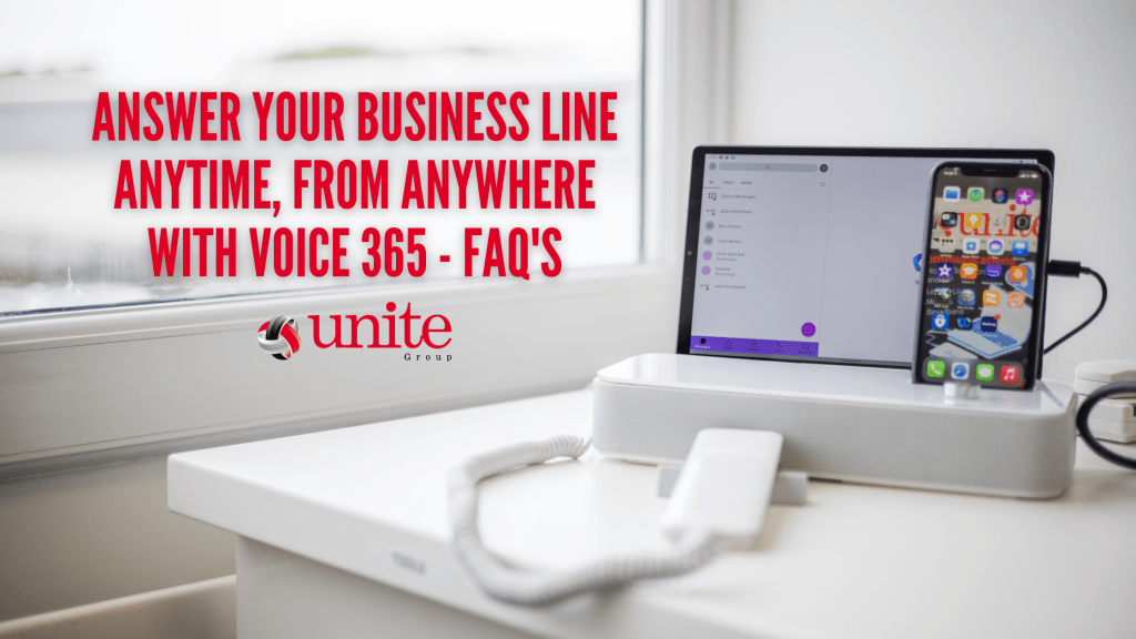 answer your business line anytime, from anywhere with voice 365