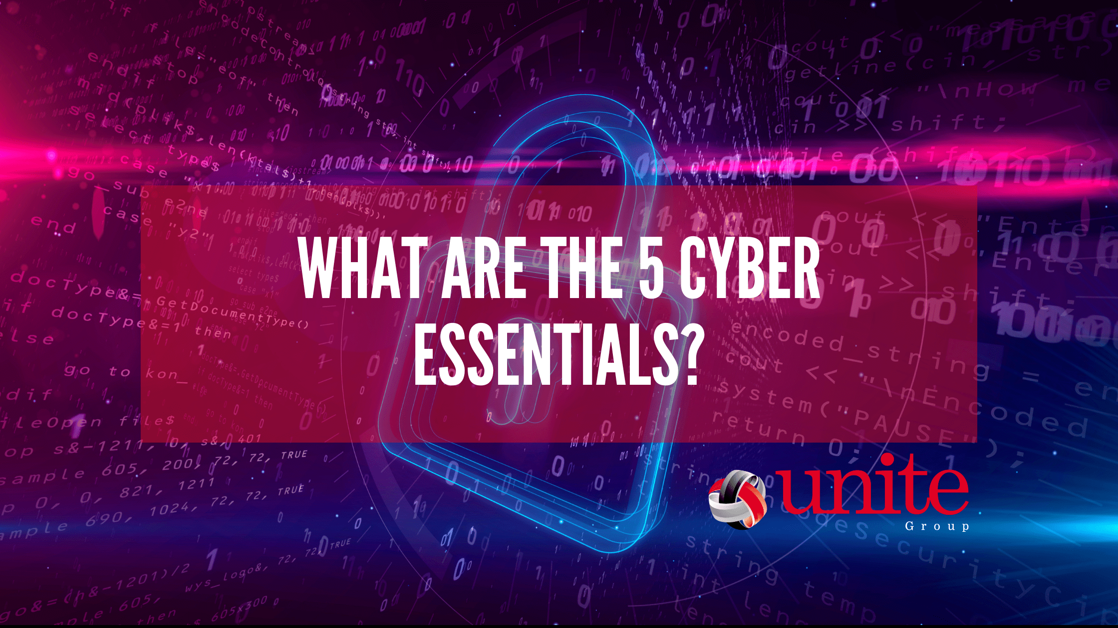 What are the 5 Cyber Essentials?