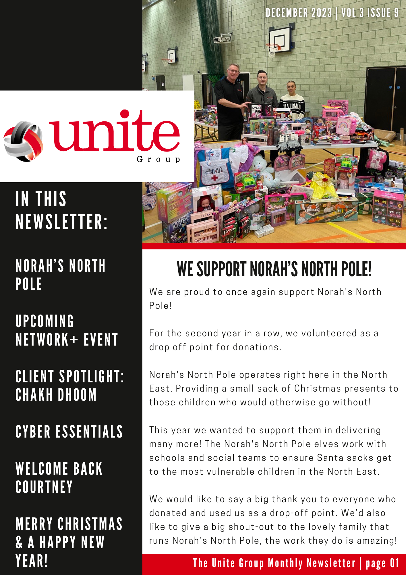 December 2023 – Newsletter